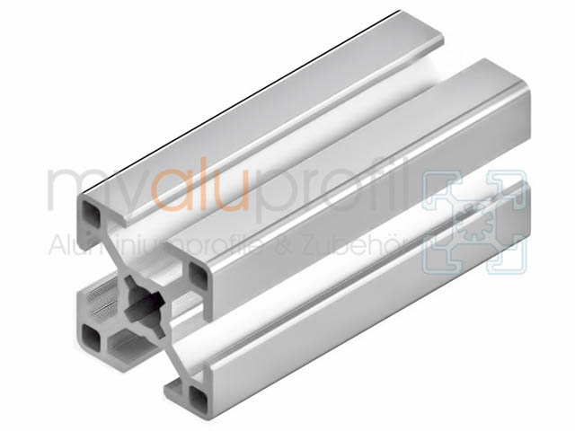 Profilé aluminium 30x30 2 fentes 8 mm